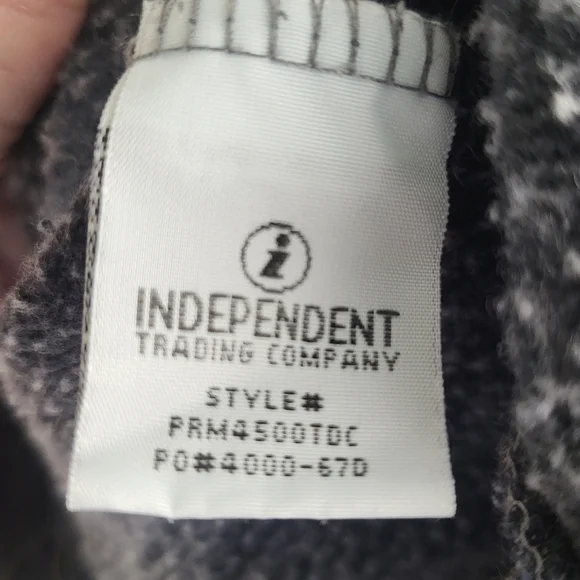 Monarch Sweatshirt Hoodie Mens Size Medium Dark Blue Tie Dye - Picture 9 of 9